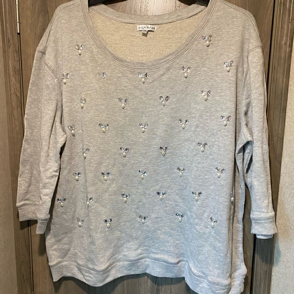 Hannah Women’s Jeweled XL Sweater